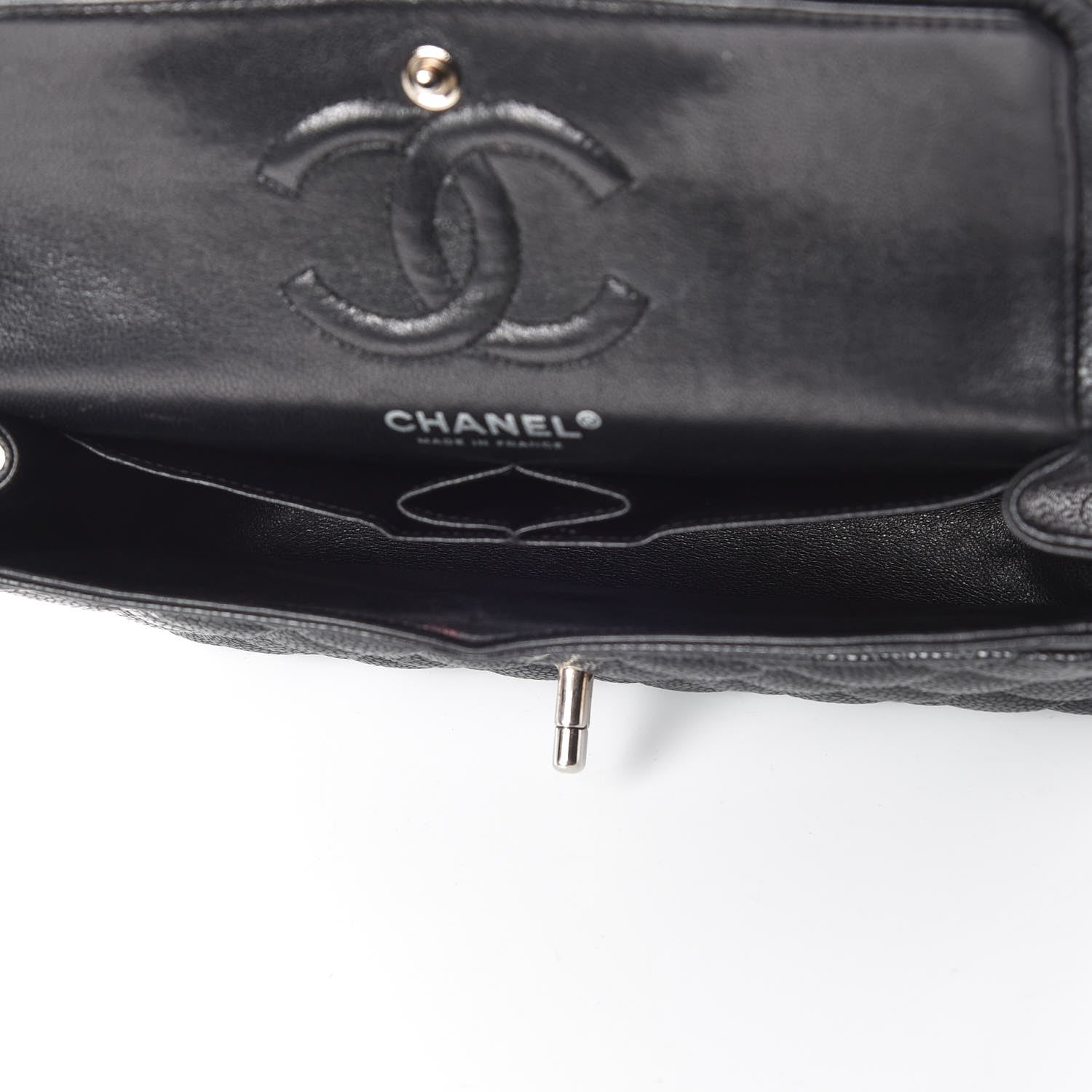 Chanel Caviar Quilted Small Double Flap Black 9 of 11