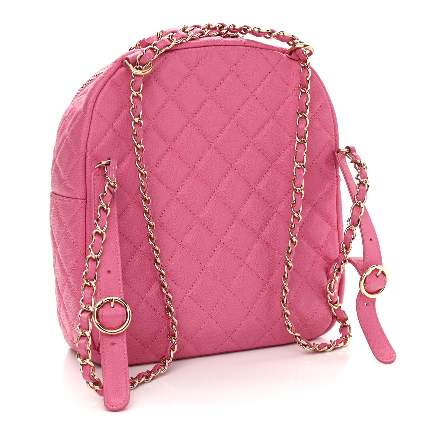 Chanel Caviar Quilted Large CC Day Backpack Pink 2 of 14