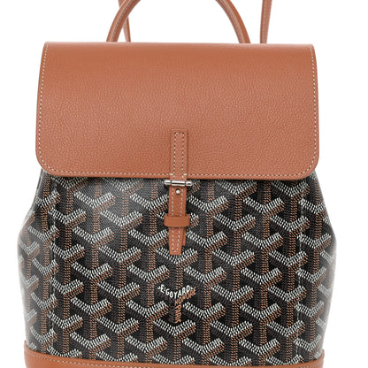 Goyard Goyardine Calfskin Mini Alpin Backpack Black Gold 7 of 9