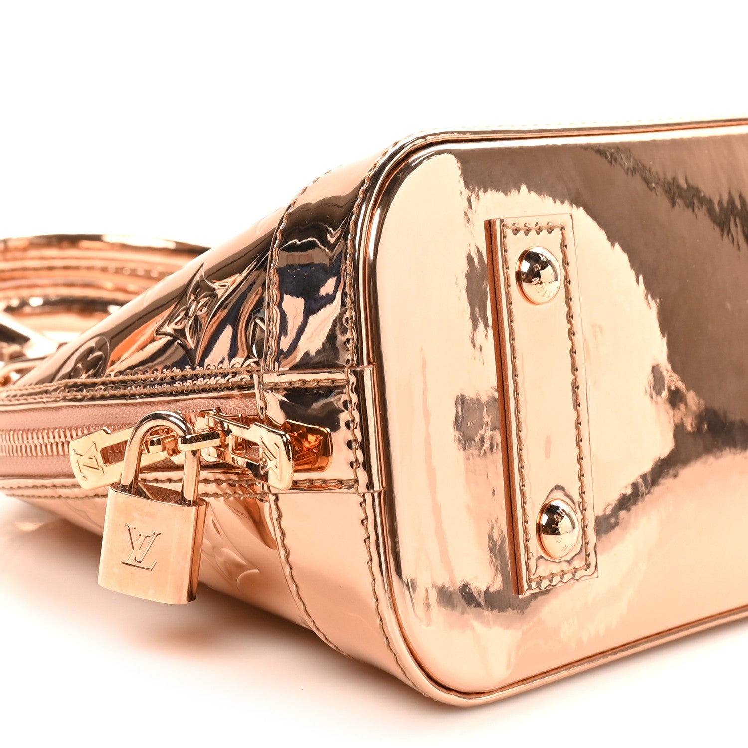 Louis Vuitton Monogram Miroir Alma BB Copper 8 of 9