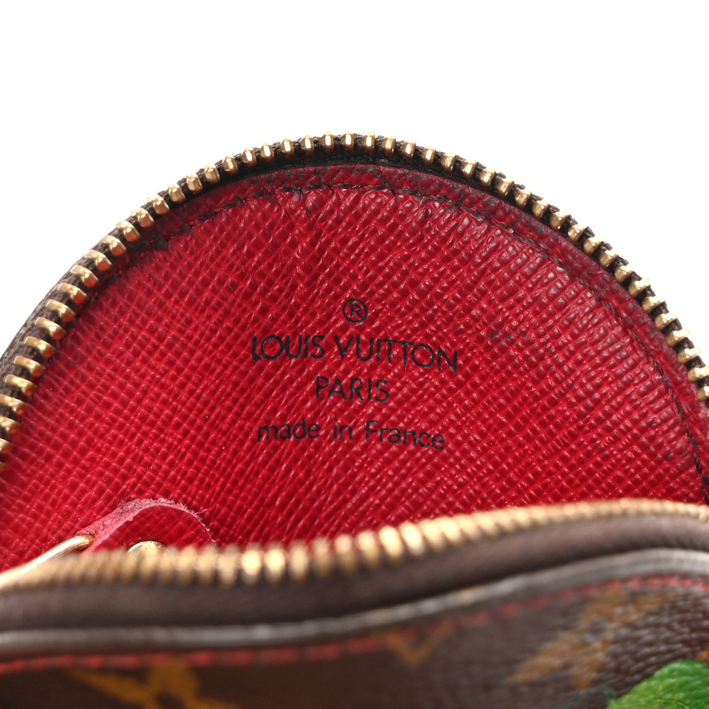 Monogram Cerises Round Coin Purse