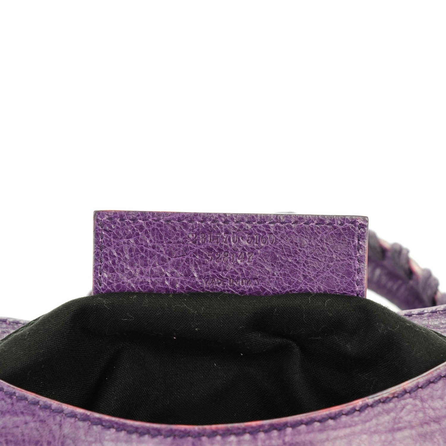 Balenciaga Agneau Giant 12 Rose Gold Hardware City Dark Violet 7 of 12