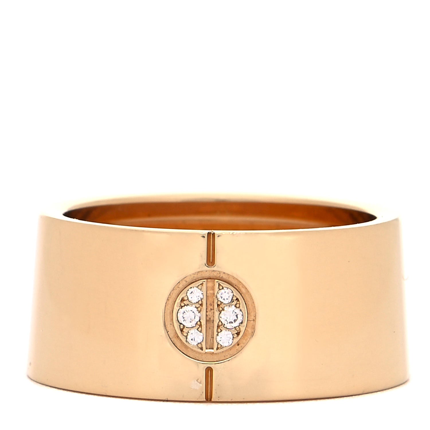 Cartier 18K Yellow Gold Diamond 11mm LOVE Ring 58 8.25 1 of 4