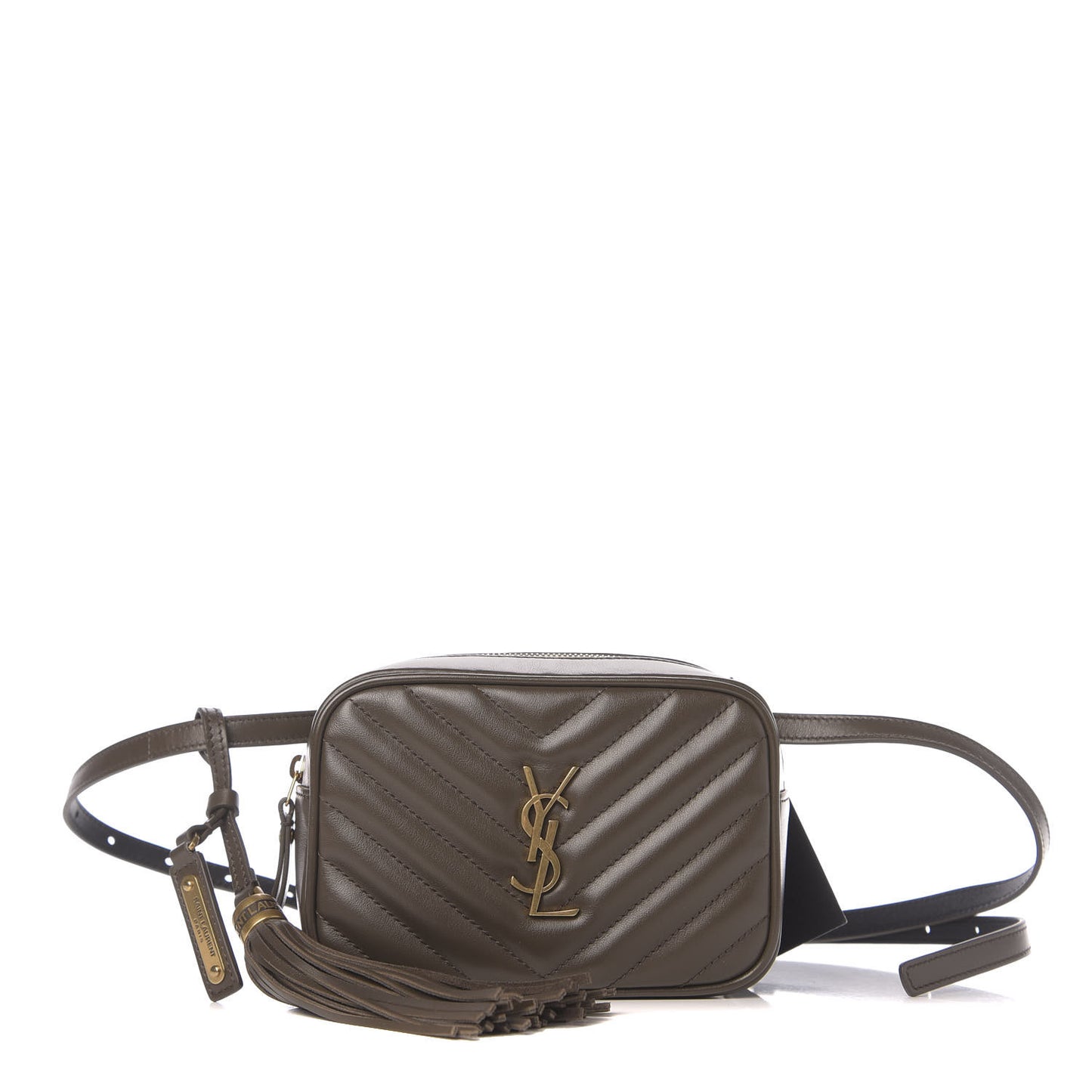 Calfskin Matelasse Monogram Lou Belt Bag Faggio
