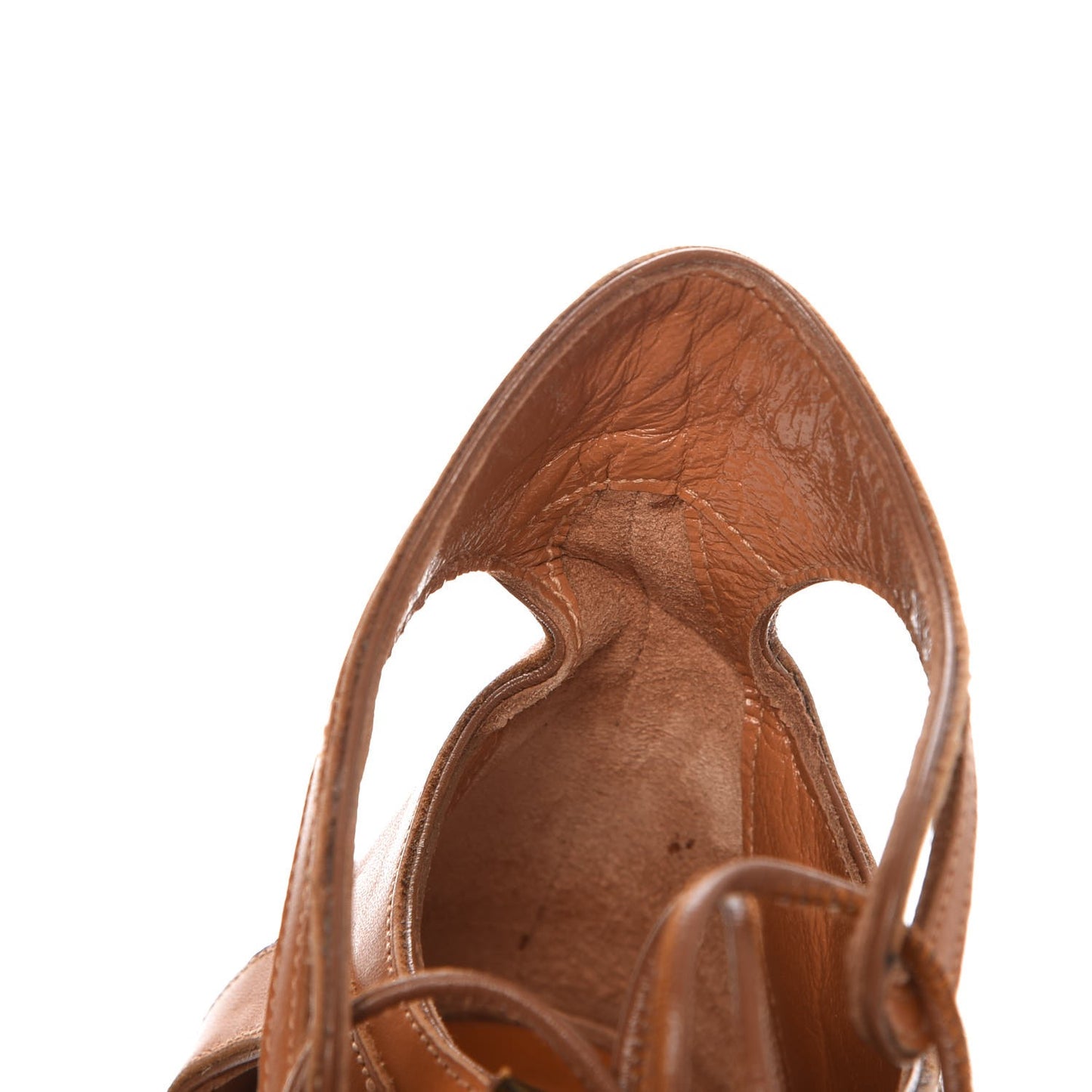 Caflskin Lace Up Gladiator Sandals 37.5 Tan