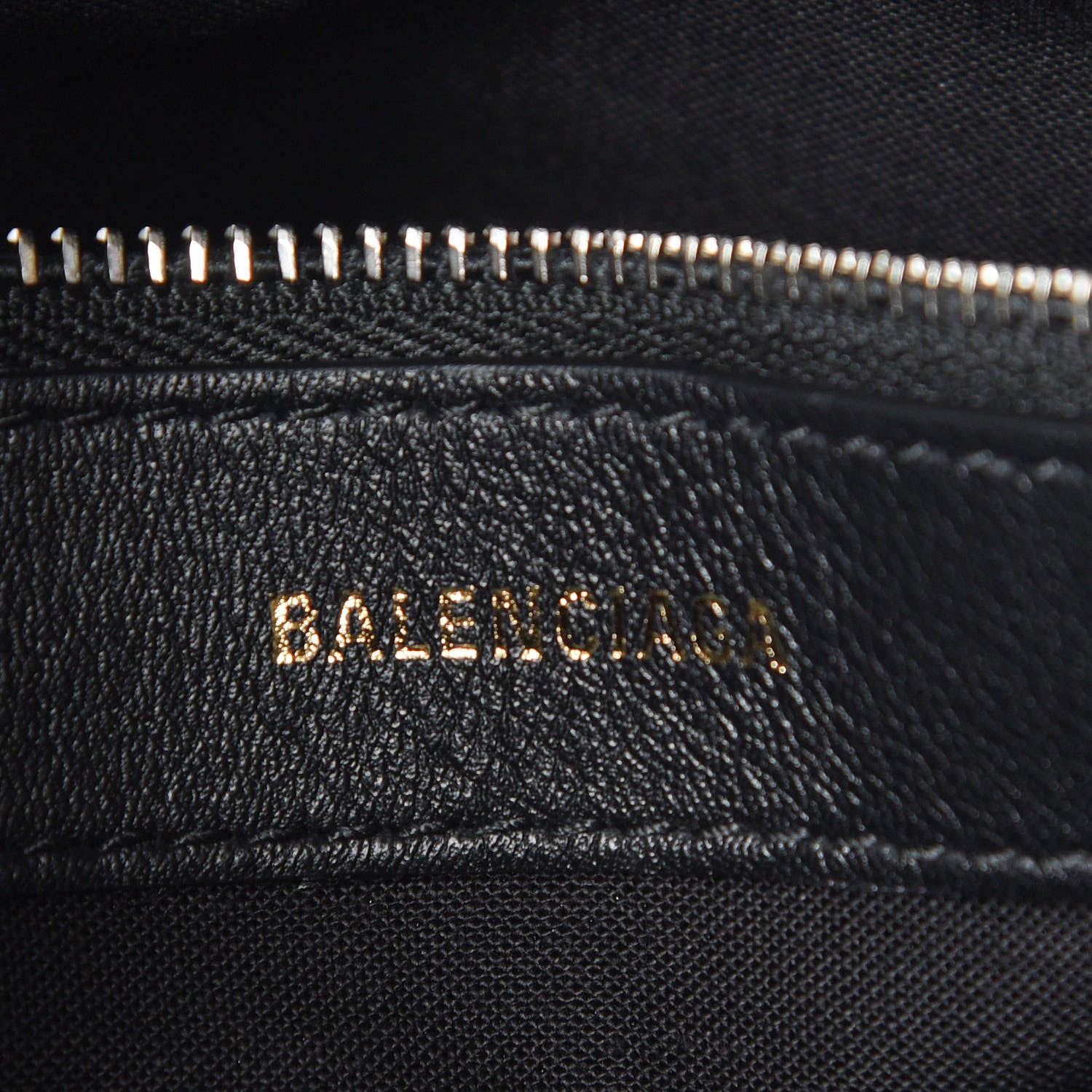 Balenciaga Calfskin Logo Print S Ville Top Handle Bag Black White 8 of 11