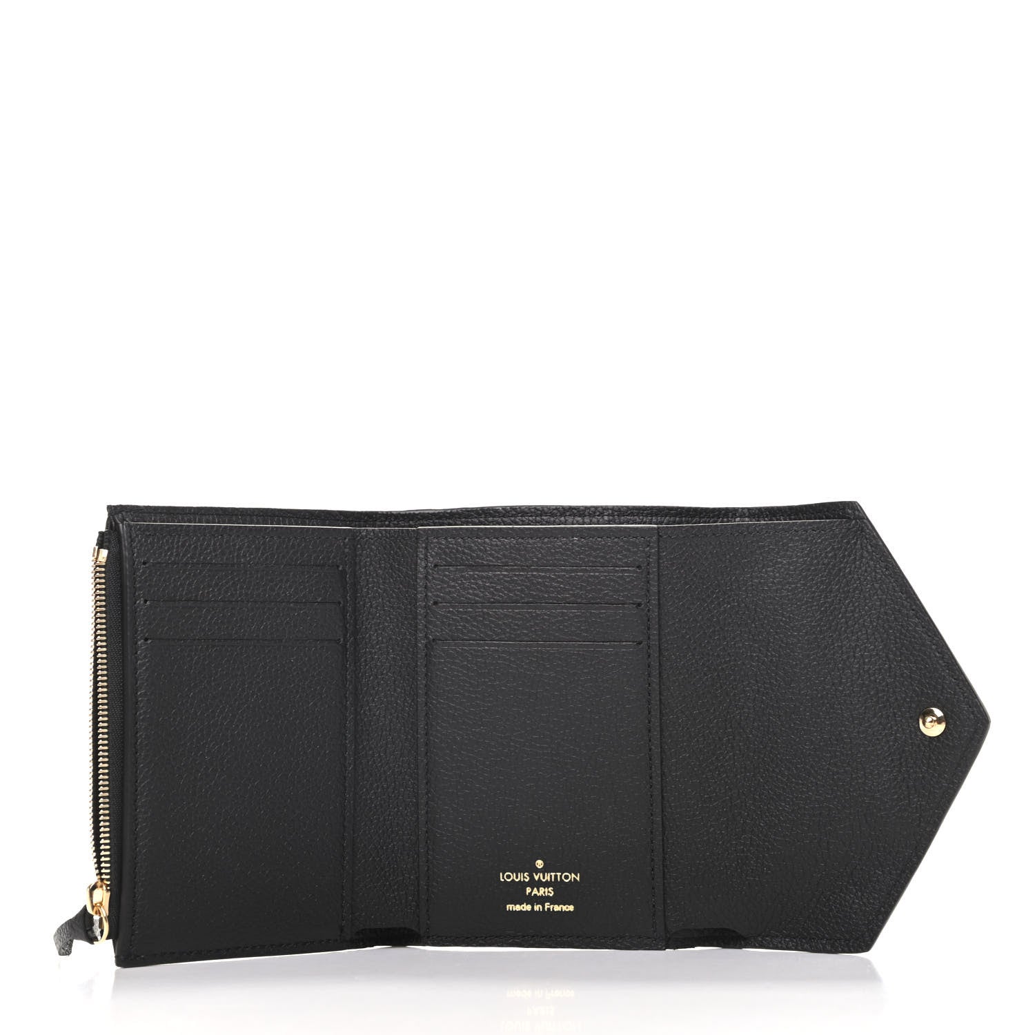 Louis Vuitton Empreinte Victorine Wallet Black 5 of 6