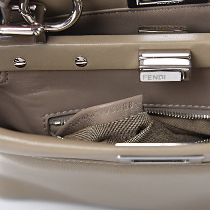 Fendi Nappa Mini Peekaboo Iconic Satchel Tortora 8 of 11