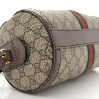Gucci GG Supreme Monogram Web Small Ophidia Boston Bag Beige New Acero 9 of 14