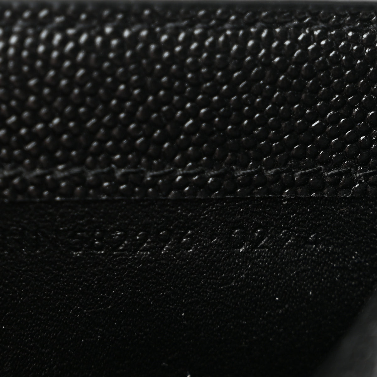 Saint Laurent Grain De Poudre Monogram Bi-Fold Wallet Black 8 of 13