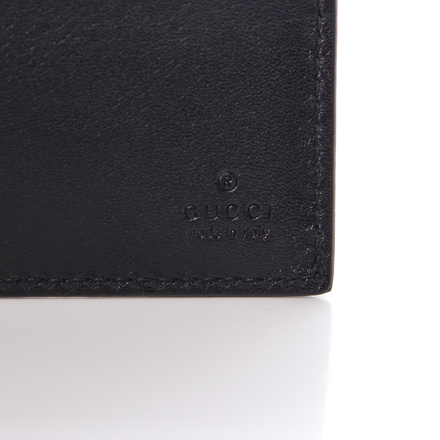 Gucci X MLB Guccissima LA Dodgers Embroidered Bi-Fold Wallet Black Green 6 of 9