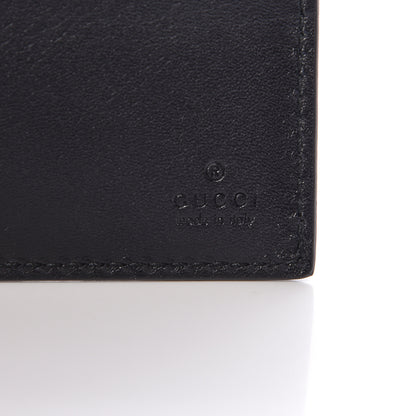 Gucci X MLB Guccissima LA Dodgers Embroidered Bi-Fold Wallet Black Green 6 of 9