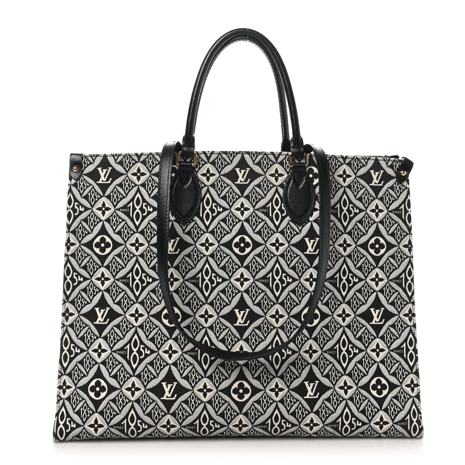 Louis Vuitton Jacquard Since 1854 Onthego GM Grey 1 of 9