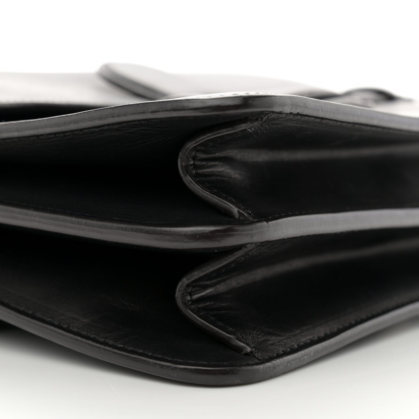 Natural Calfskin Medium Symmetrical Bag Black