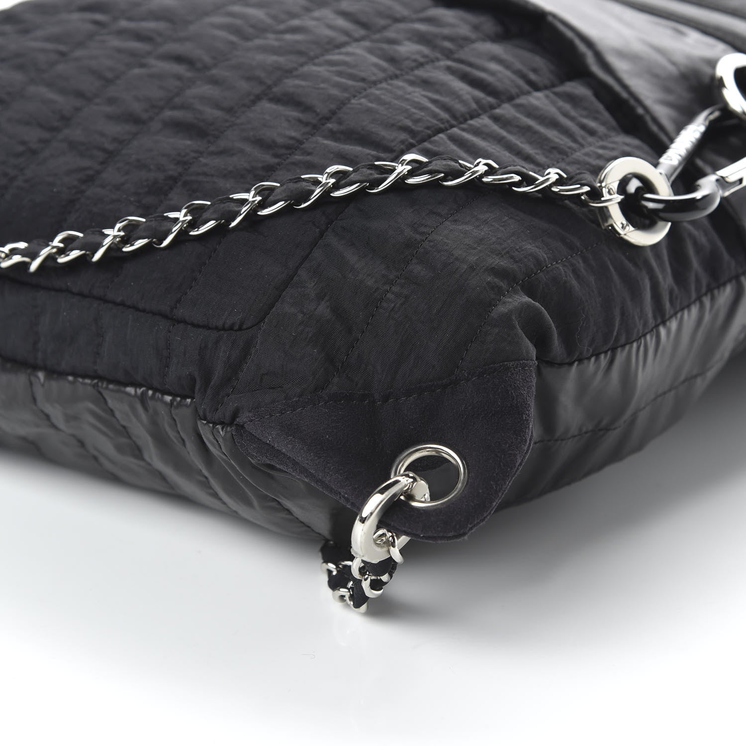Chanel Nylon Drawstring Backpack Black 6 of 7