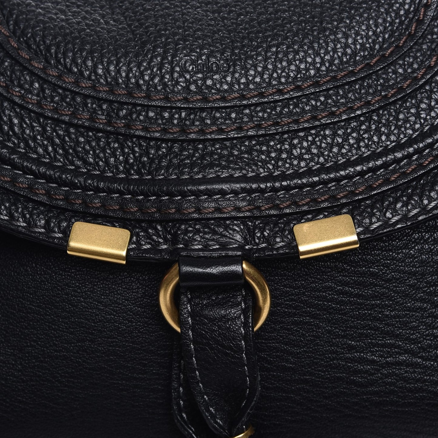 Calfskin Marcie Pochette Crossbody Bag Black