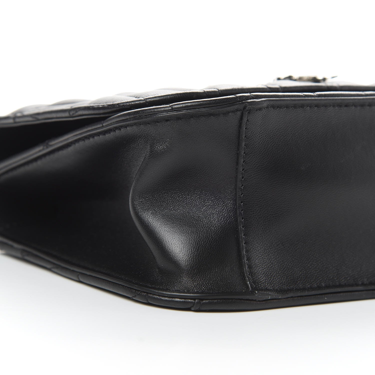 Versace Nappa Quilted Virtus Top Handle Shoulder Bag Black 8 of 14