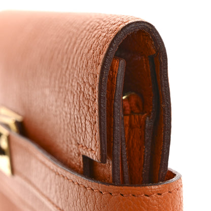 Hermes Chevre Mysore Medium Kelly Wallet Orange 12 of 12