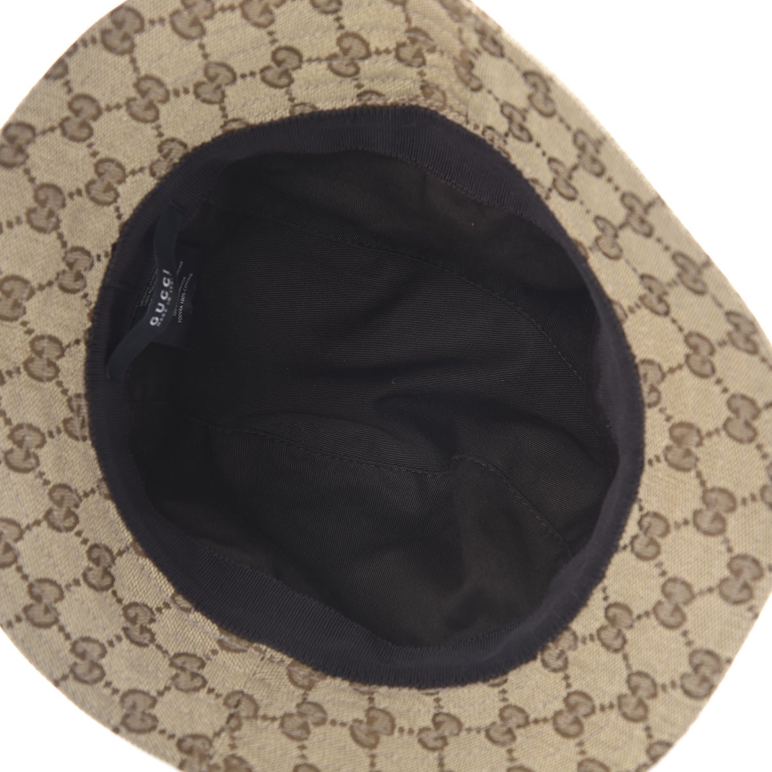 Gucci Monogram Web Bucket Hat M Brown 5 of 7
