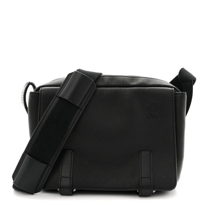 Loewe Soft Grained Calfskin XS Military Messenger Bag Black 1 of 11