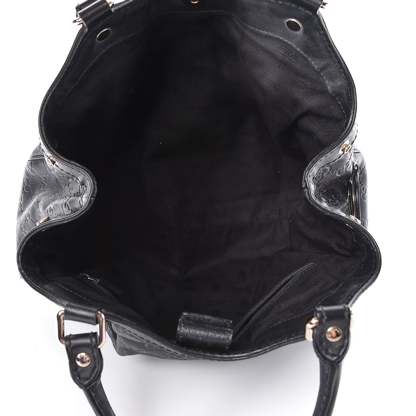 Guccissima Medium Sukey Tote Black