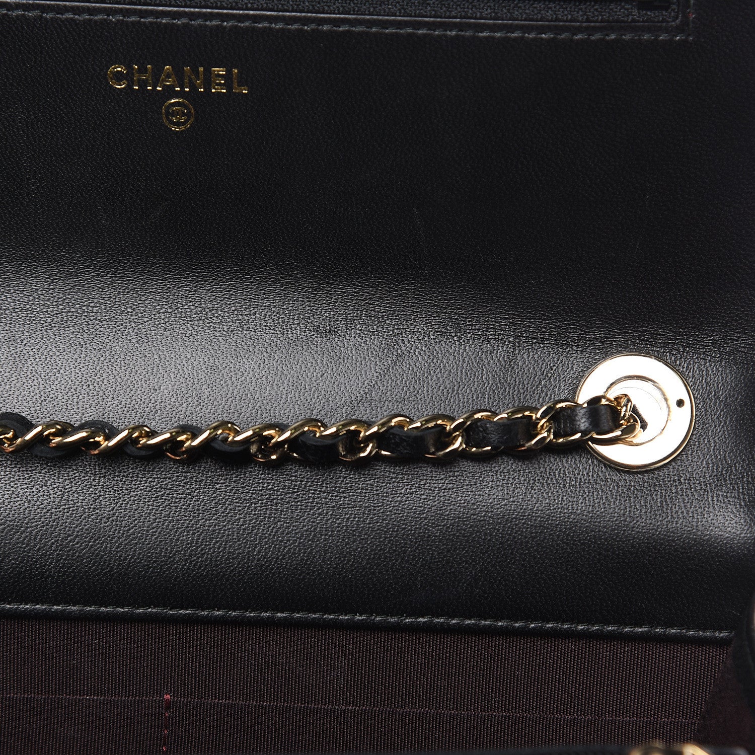 Chanel Lambskin Quilted Trendy CC Wallet On Chain WOC Black 14 of 14