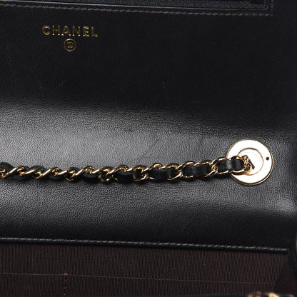 Chanel Lambskin Quilted Trendy CC Wallet On Chain WOC Black 14 of 14