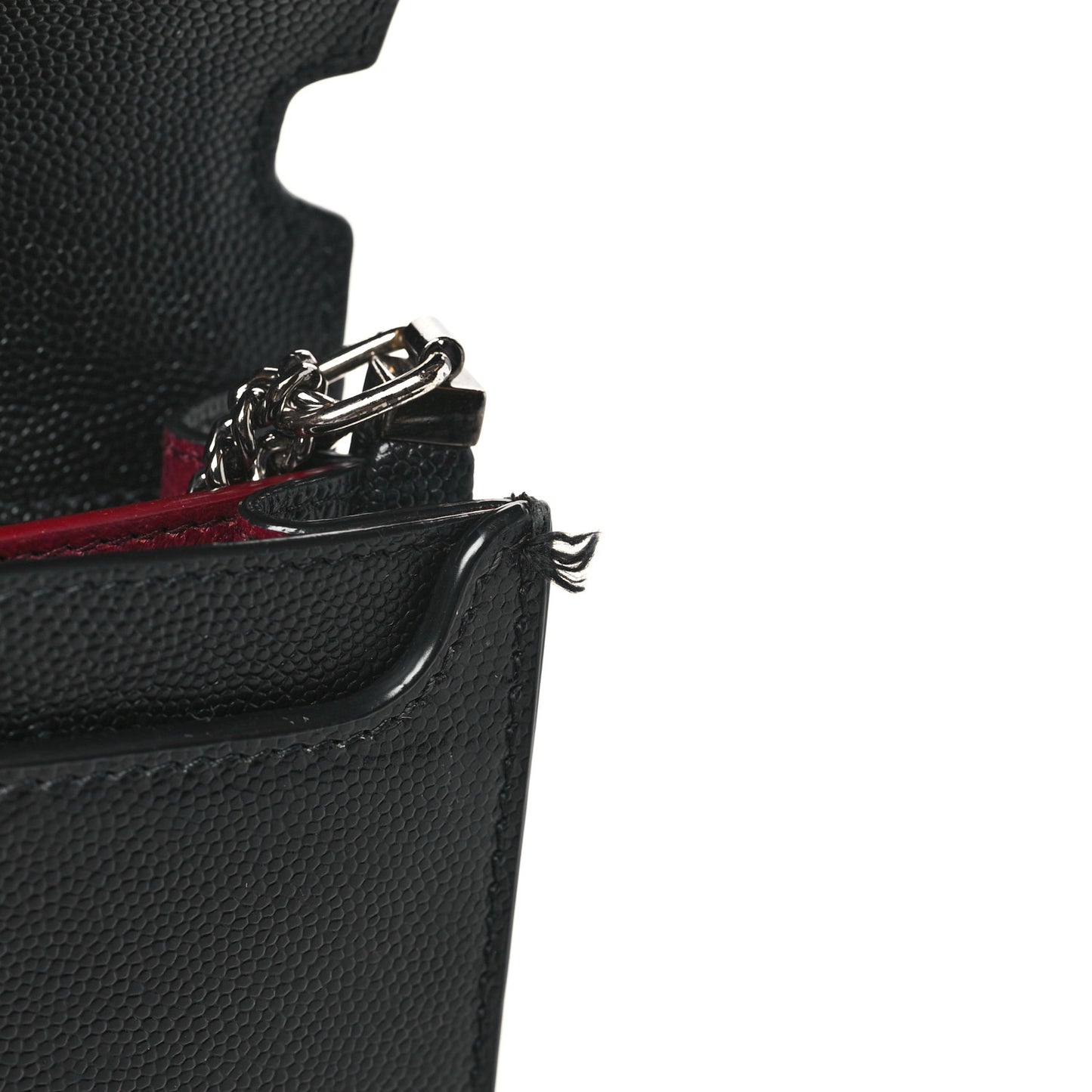 Grain De Poudre Monogram Cassandra Clasp Bag Black Rouge Legion