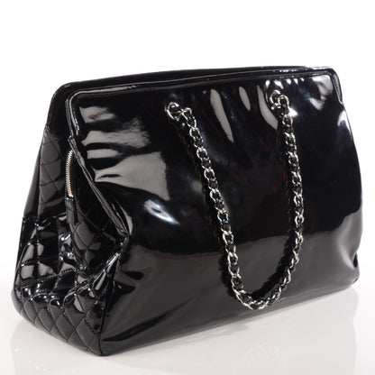 Chanel Vinyl Lipstick Tote Black 3 of 7
