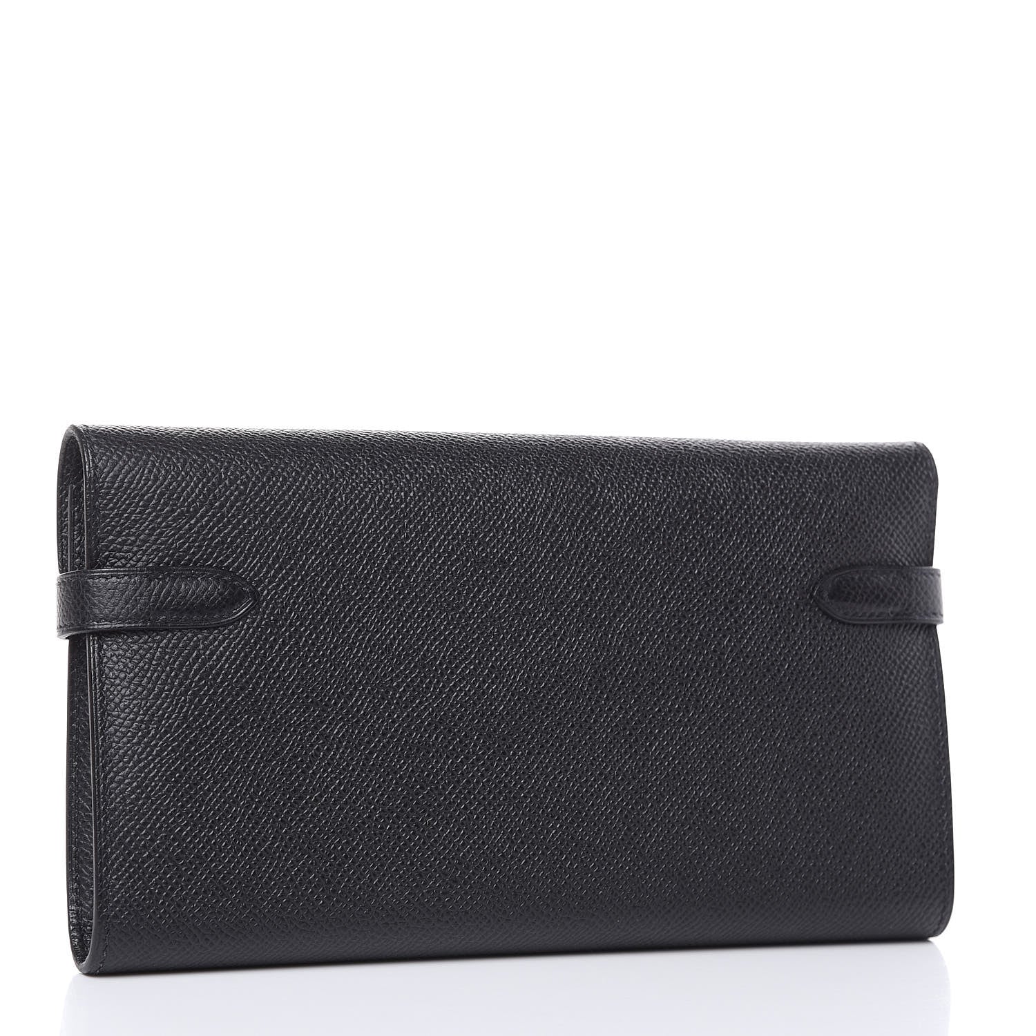 Hermes Epsom Kelly Longue Wallet Black 3 of 17