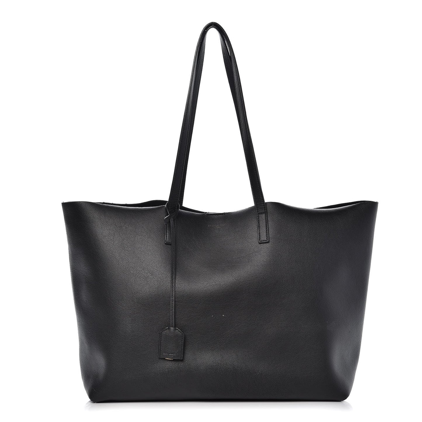 Calfskin Large Shopping Tote Black