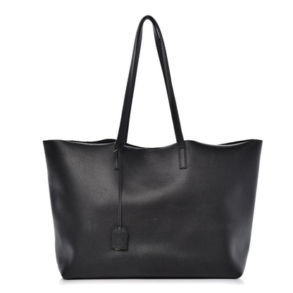 Saint Laurent Calfskin Large Shopping Tote Black 1 of 17