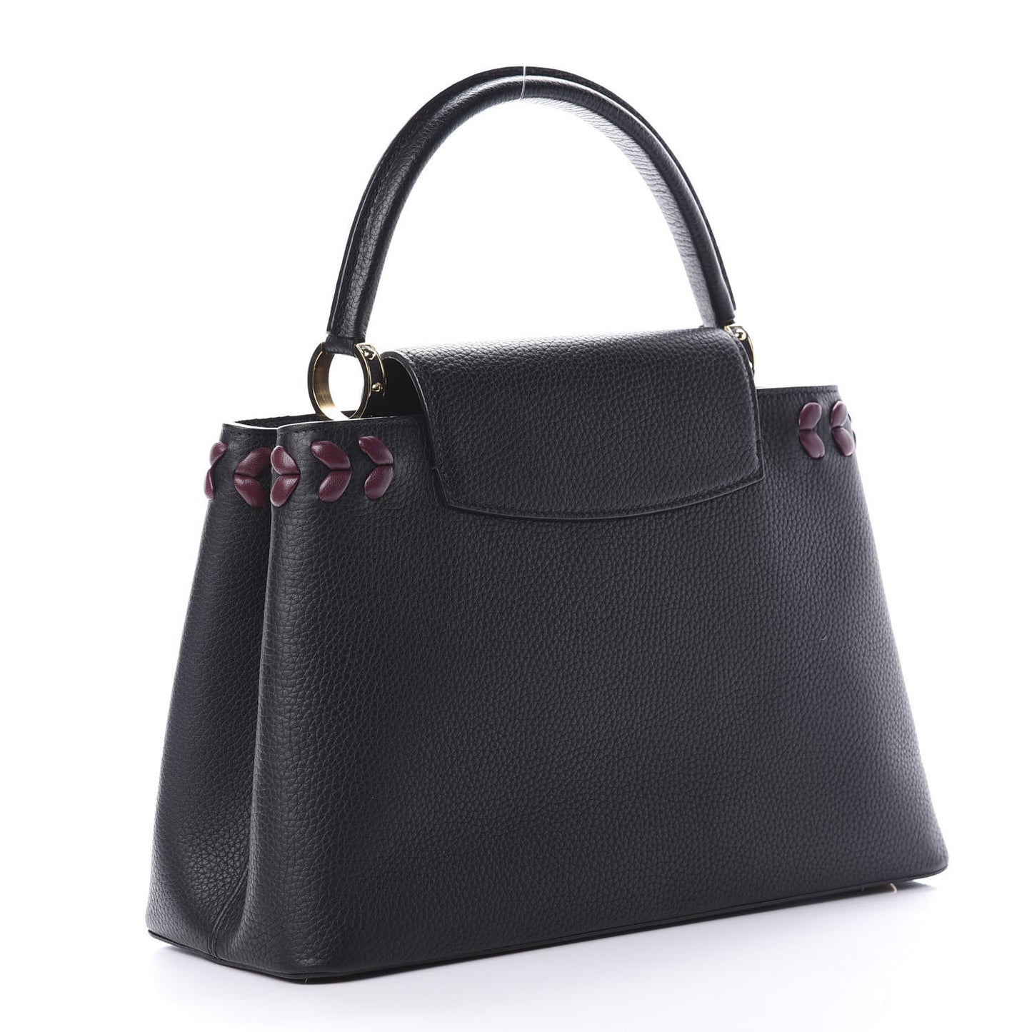 Taurillon Lambskin Capucines MM Black