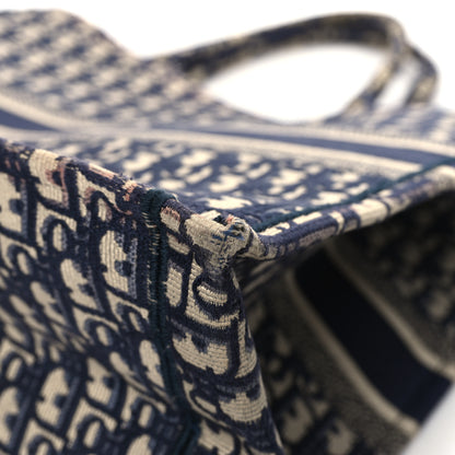 Christian Dior Oblique Large Book Tote Blue Multicolor 12 of 15