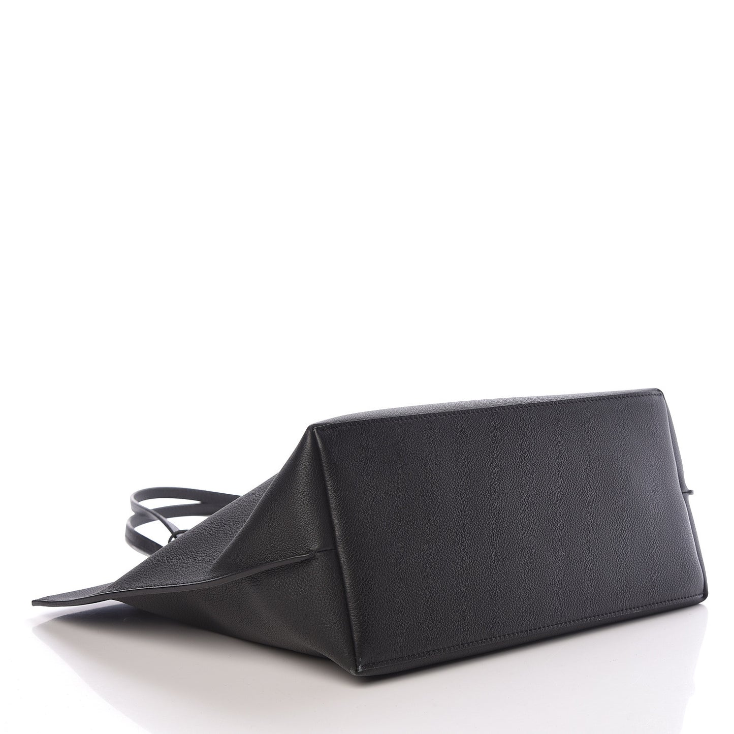 Calfskin Lockme Go Tote Black
