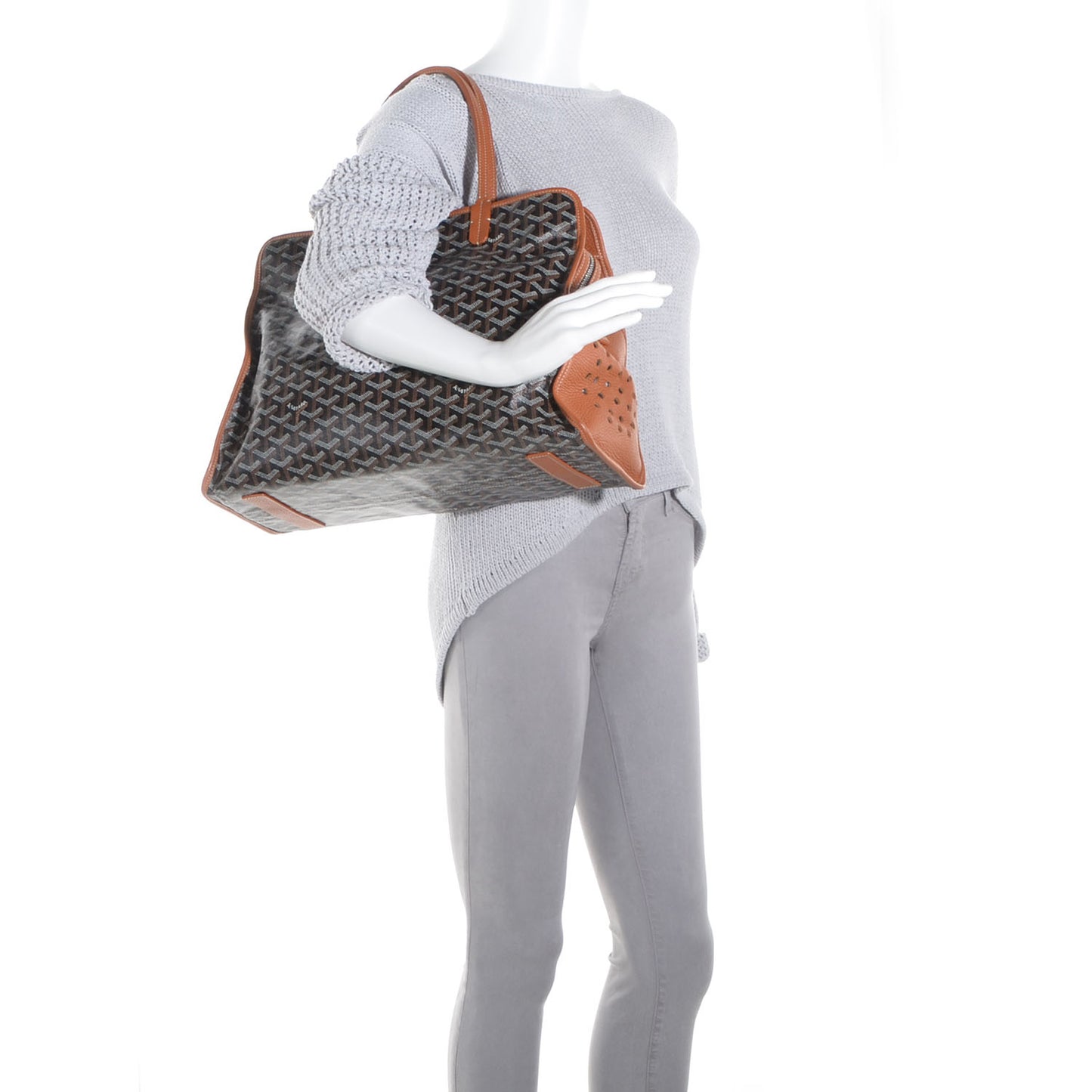 Goyardine Sac Hardy Pet Carrier PM Black Gold