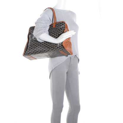 Goyard Goyardine Sac Hardy Pet Carrier PM Black Gold 2 of 13