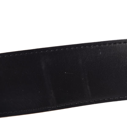 Louis Vuitton Calfskin Monogram 40mm LV Initiales Reversible Belt 90 36 Black 9 of 9