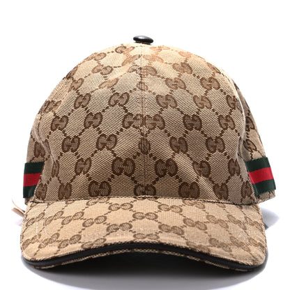 Gucci Monogram Web Baseball Hat S Beige Cocoa 3 of 9