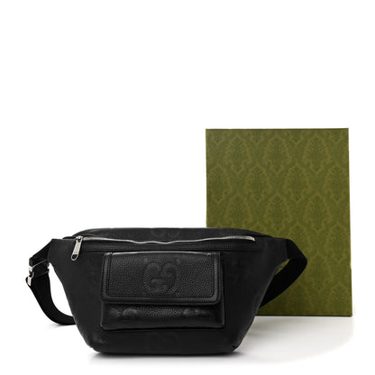 Gucci Calfskin GG Tennis Embossed Pocket Belt Bag Black 12 of 12