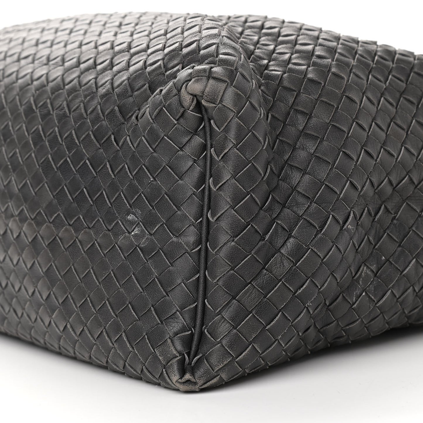 Nappa Intrecciato Sloane Hobo Ferro Gray
