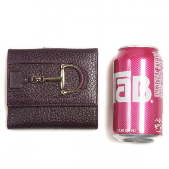 Leather Hasler Wallet Purple