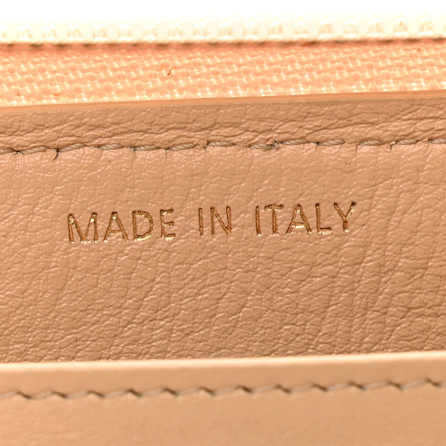 Caviar Large Timeless CC Zip Around Wallet Beige