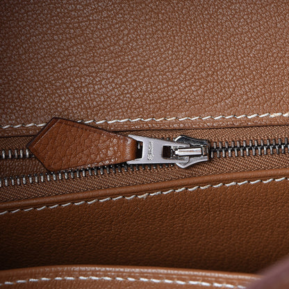 Hermes Natural Barenia Faubourg Birkin 25 Fauve 16 of 31