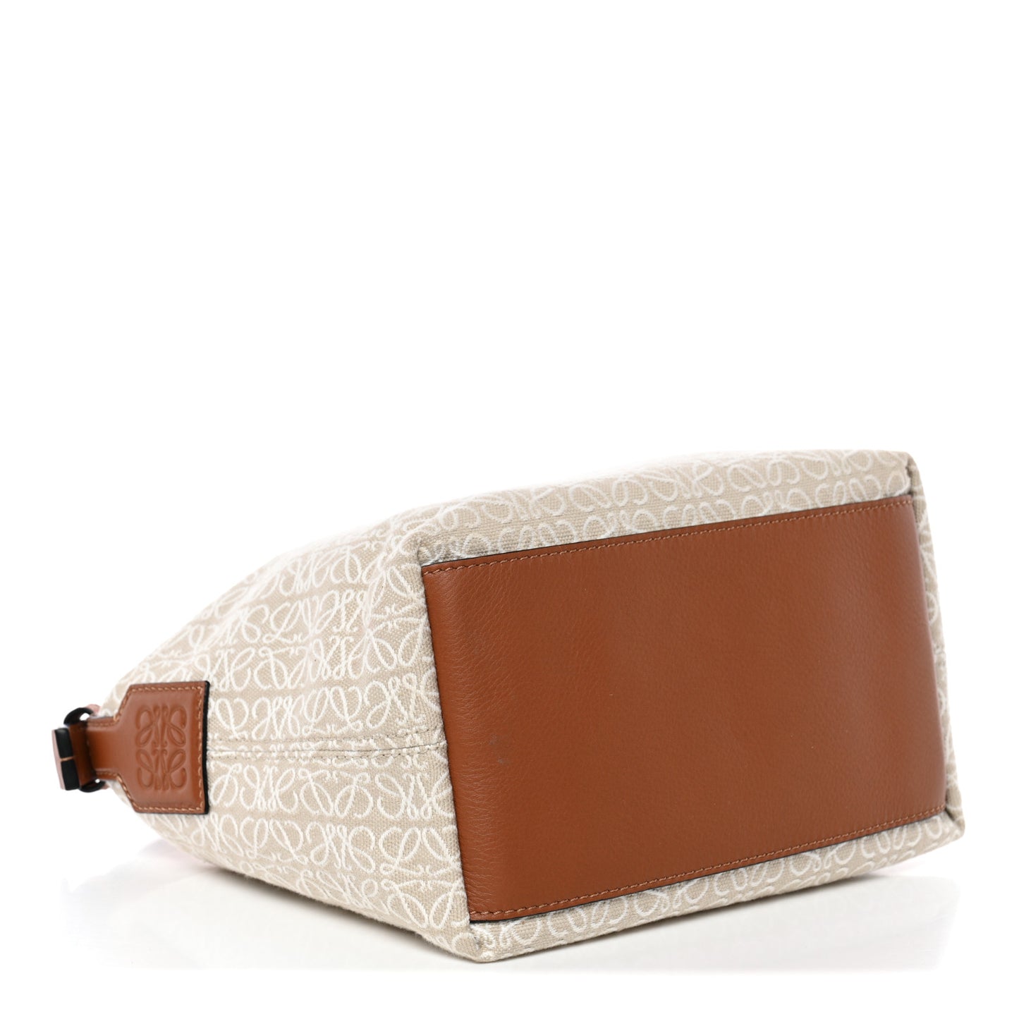 Jacquard Anagram Calfskin Small Cubi Bag Ecru Tan