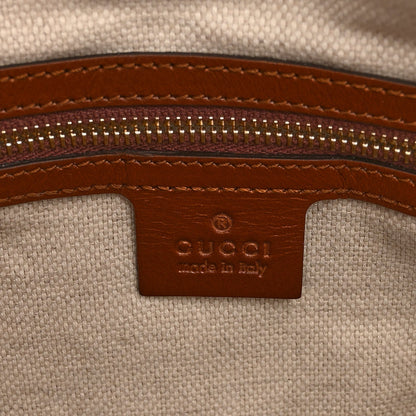 Gucci Denim Monogram Medium Valentine Top Handle Bag 6 of 11