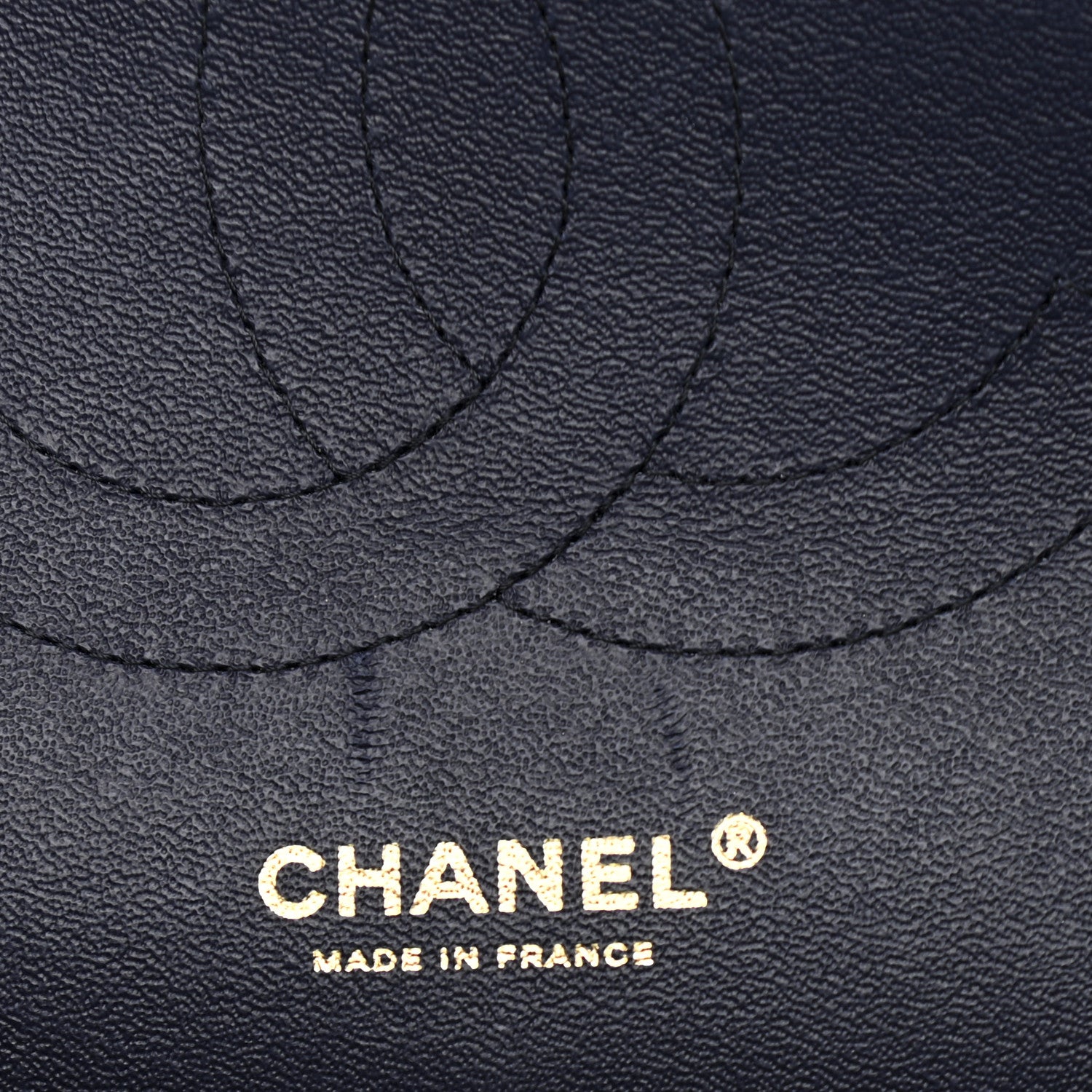 Chanel Caviar Quilted Jumbo Double Flap Navy Blue 11 of 12