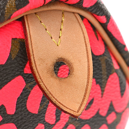 Louis Vuitton Monogram Graffiti Speedy 30 Fuchsia 10 of 11