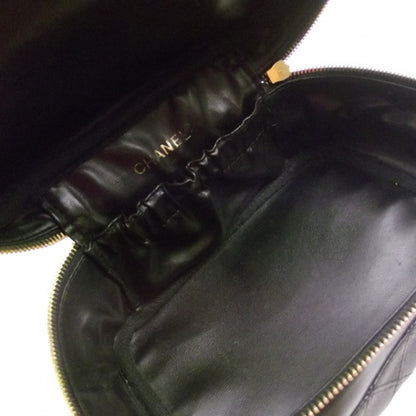 Chanel Lambskin Vanity Cosmetic Bag Black 5 of 9