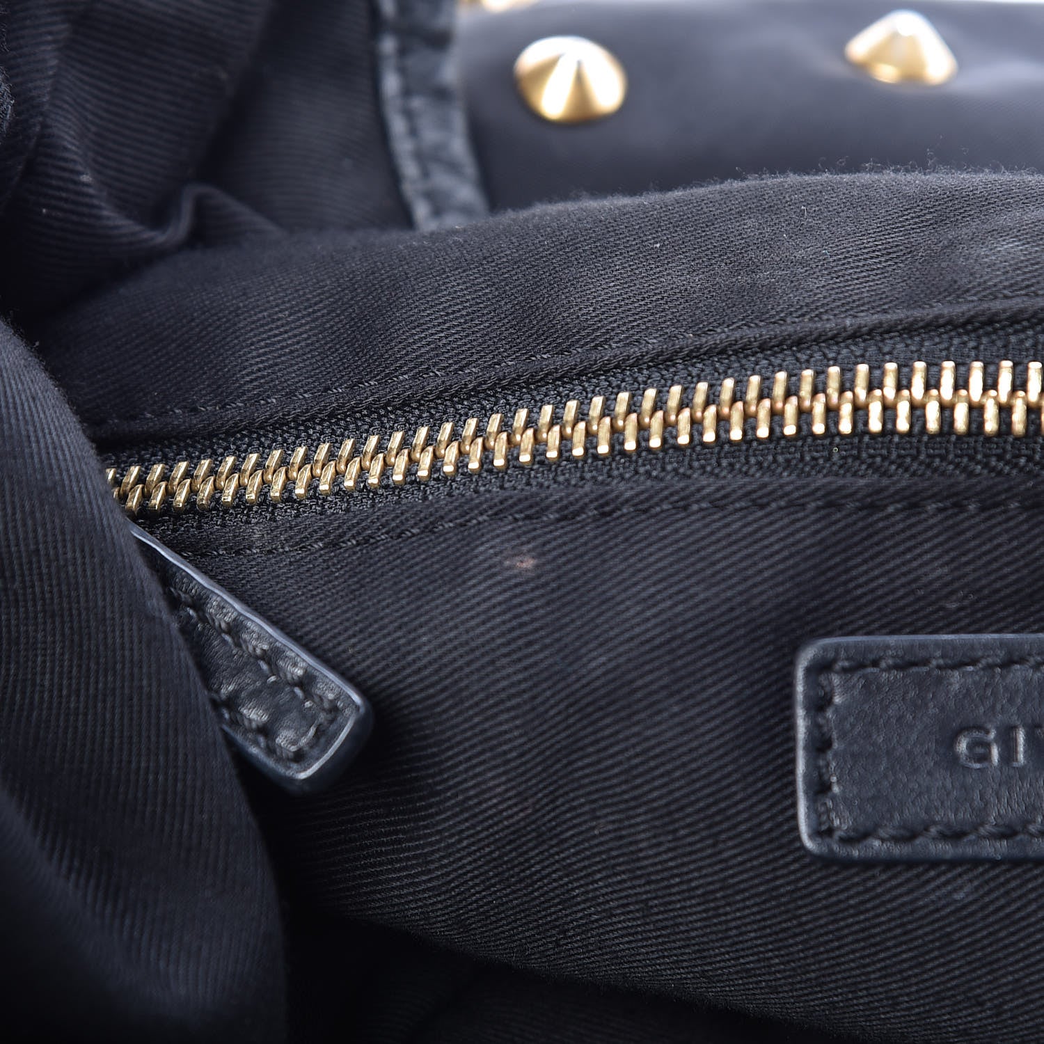 Givenchy Nylon Studded Shoulder Bag Black 9 of 22